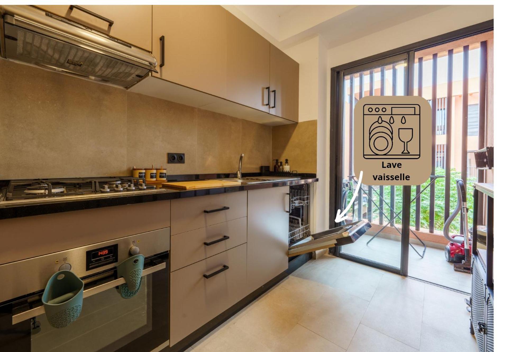 Appartamento Moderne & Elegant A Noria - Piscine & Jardin Marrakesh